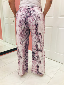 Purple Snake Pants