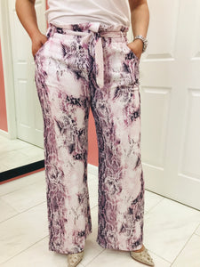 Purple Snake Pants