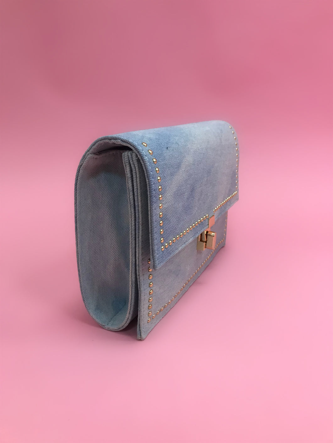 Light Blue Jean Handbag