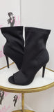 Black Lycra boots