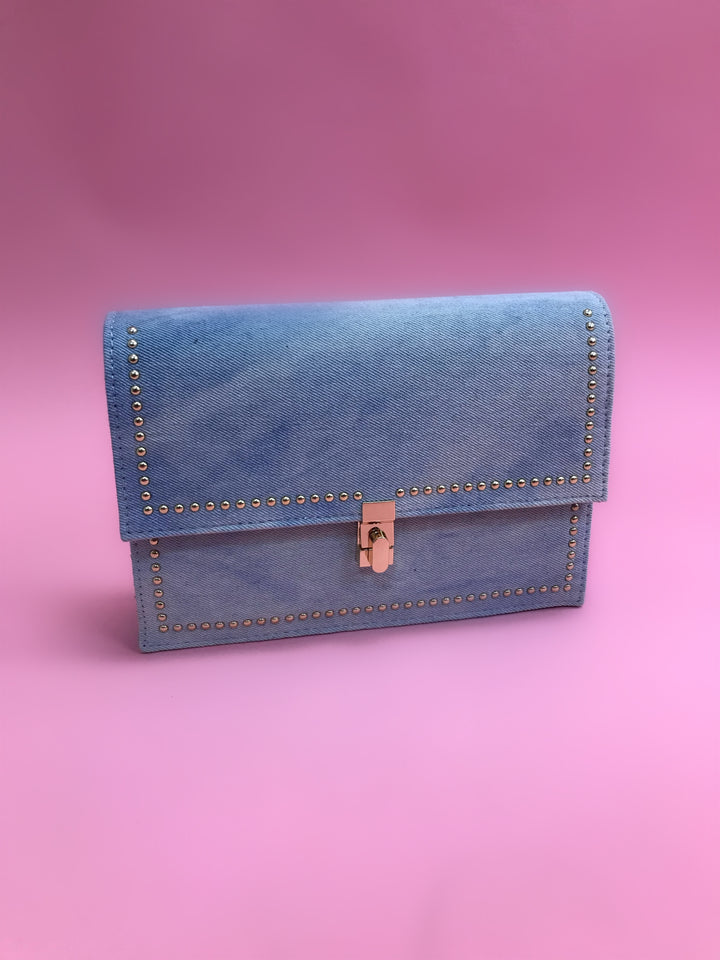 Light Blue Jean Handbag