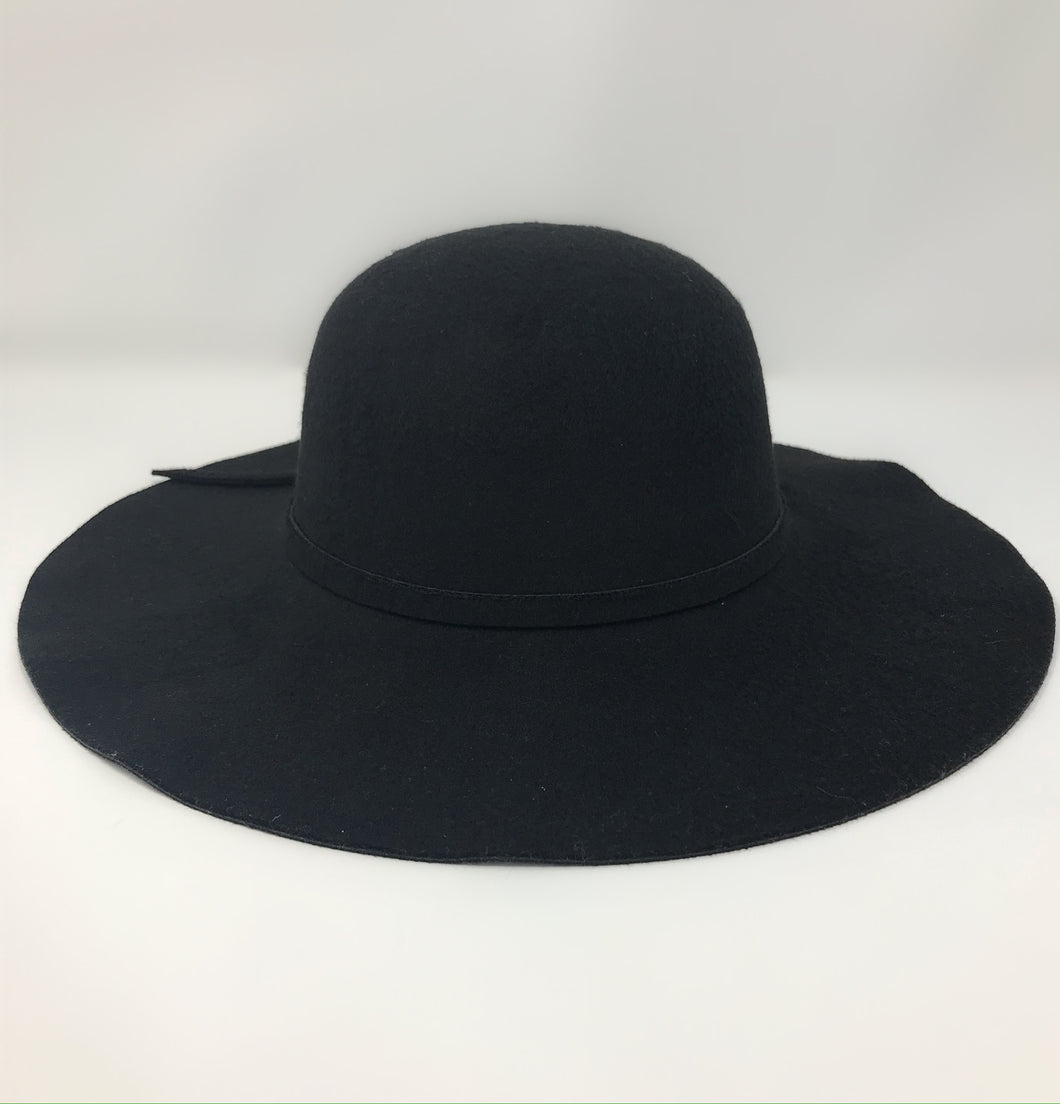 Lush Bow Hat Black