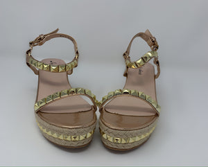 Rosa gold heels sandals