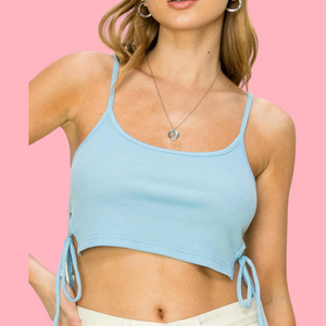 SIDE CUT OUT CROP CAMI