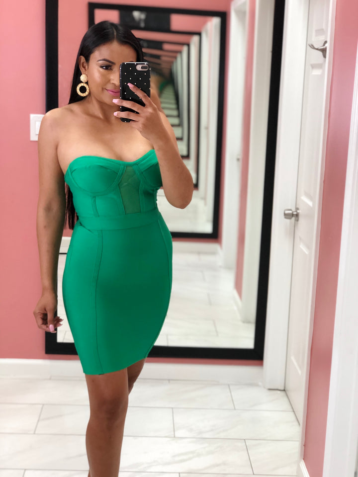 Luna Green Dress