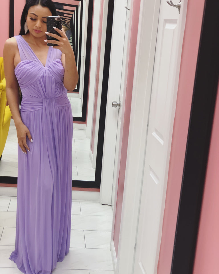 Dress purple