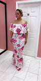 Pink Flower Maxi